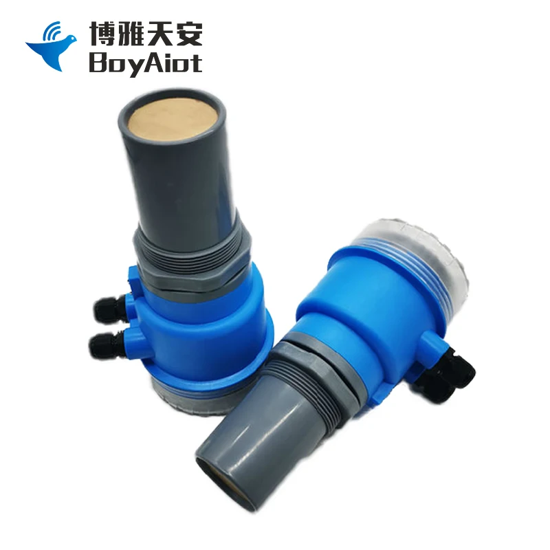 BoyAiot Industrial Stainless Steel Ultrasonic Water Tank Level Gauge High-Stability Long-Distance Acoustic Intelligent