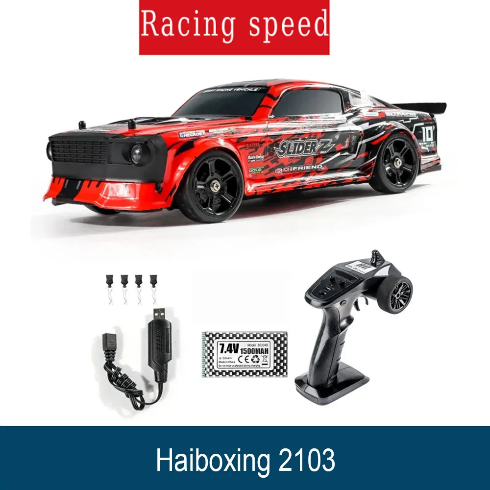 

Haiboxing 2103 Electric 4WD Drift RC Car RTR 2.4Ghz Radio Control 390 Brushed Motor Gyroscope Waterproof 35A ESC Led Lights