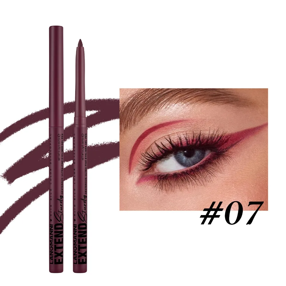 

Fast Dry Green Glitter Waterproof Eyeliner Matte Finish Long Lasting Eyeshadow Stick Smudge Resistant Concealer Pen Punk Style