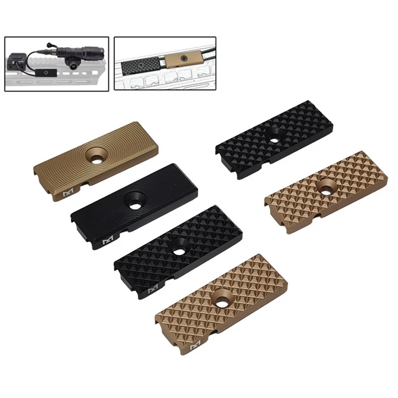 

Military 3pcs/Set Metal CNC airsoft attachments M-Lok Keymod Wire Guide System Airsoft Weapon Rail Handguard Fixed Accessory