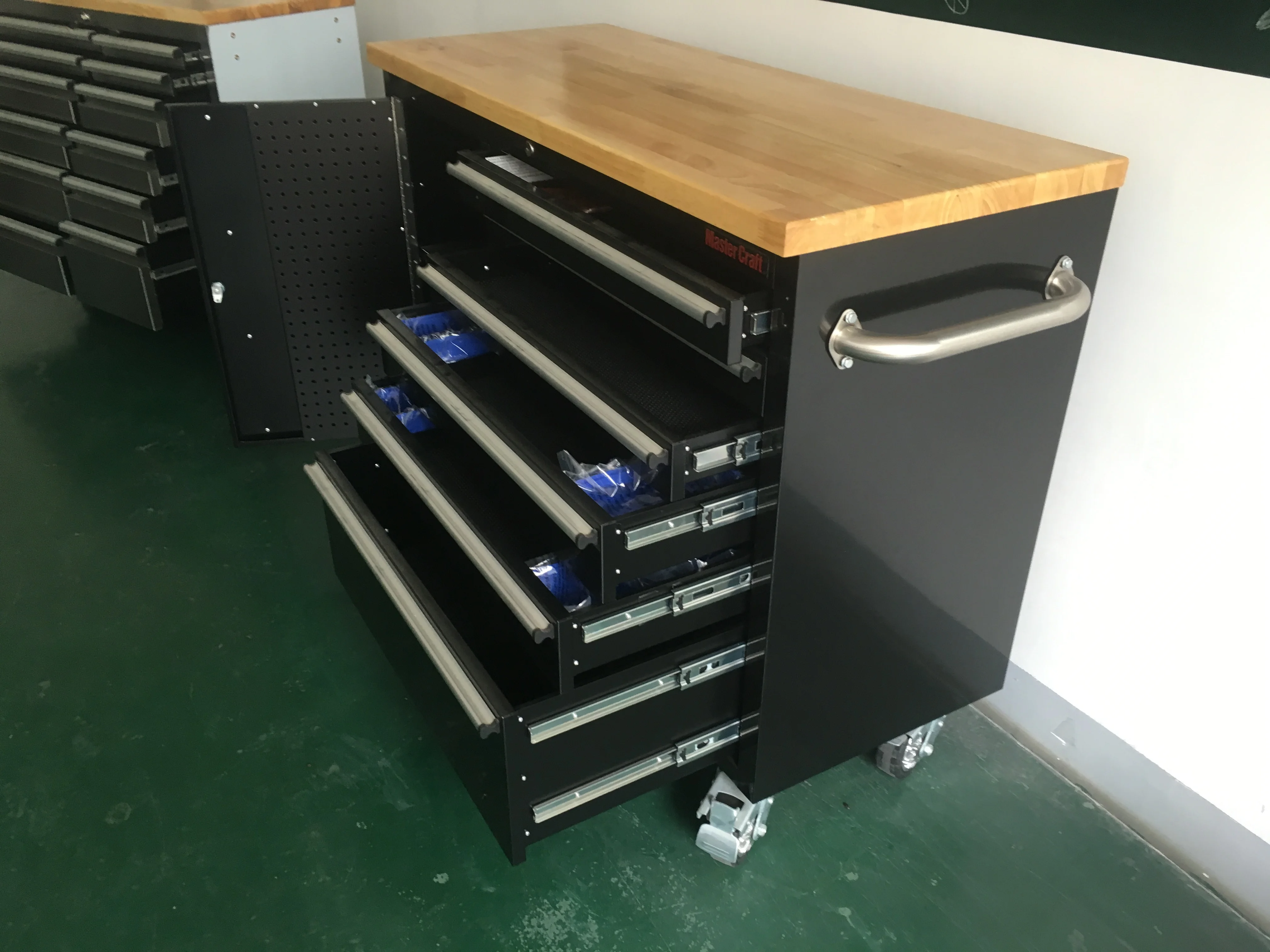 48inch Powder Coated Rolling Tool Box Cabinet Tool Trolley Storage Metal Storage Cabinets For Garage