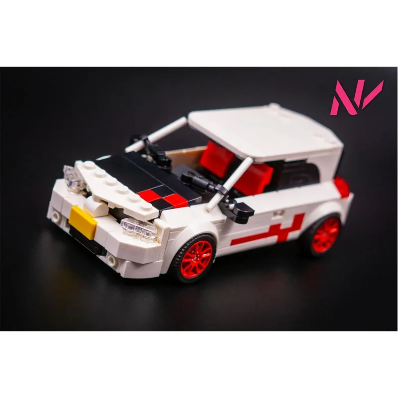 moc-184158-new-urban-sports-icon-supercar-racing-brick-model-350-pieces-boys'-children's-birthday-building-block-toy-gift