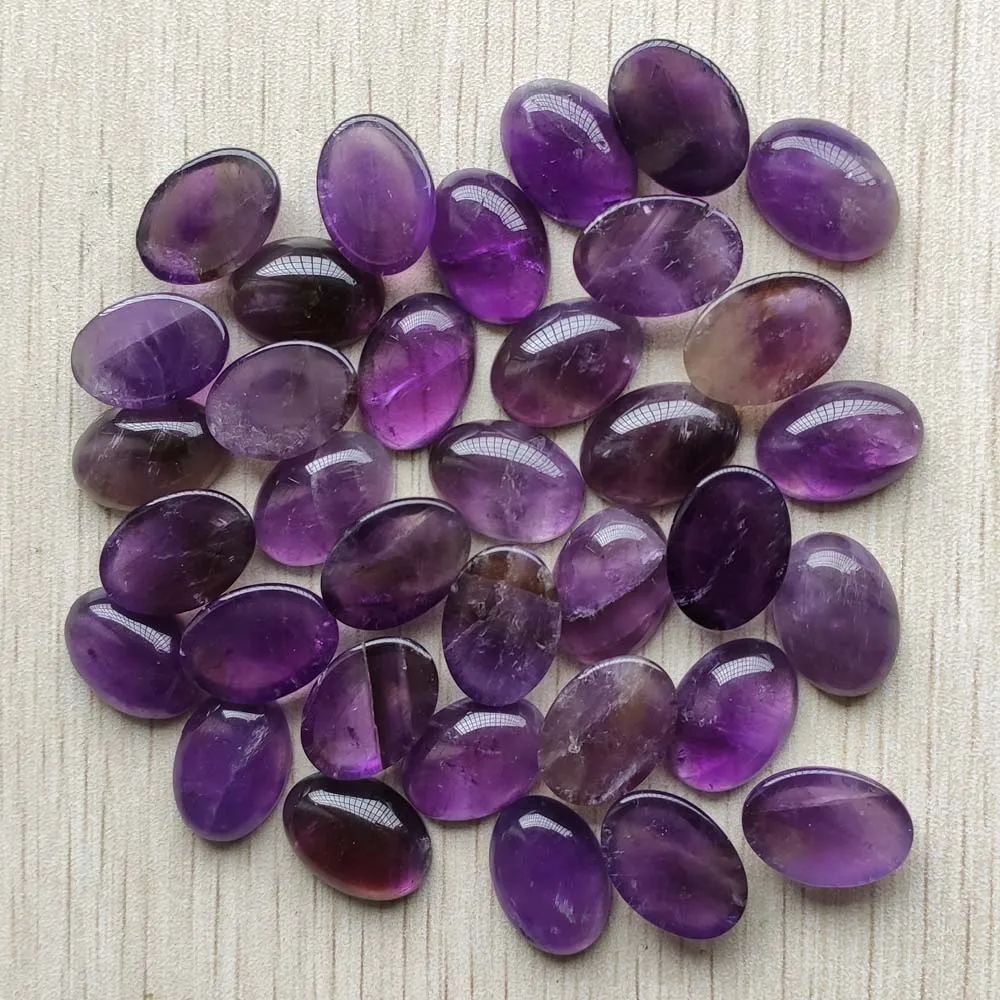 Beautiful natural amethysts stone Oval CAB CABOCHON for jewelry  Accessories making 13x18mm  wholesale 30pcs/lot  free shipping