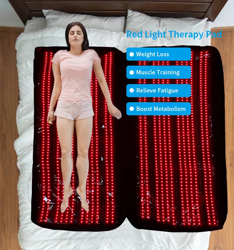 NEW Full Body Red Light Therapy Infrared Sauna Blanket Therapy Mat Bed Red Light Therapy Blanket 160CM