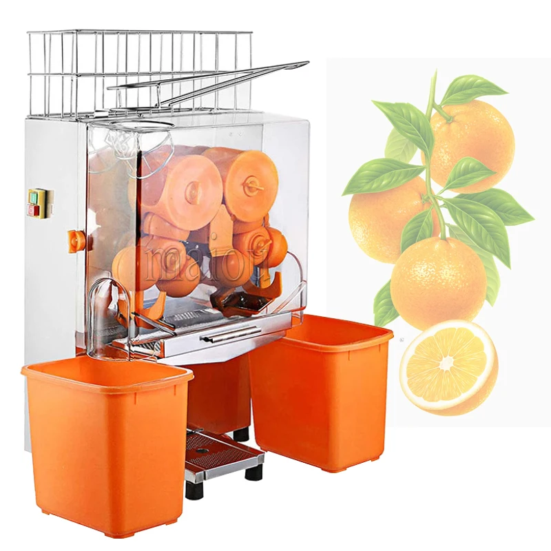 Tabletop Electric Orange Squeezer Foodgrade Material Electric Orange Squeezing Juice Maker Cold Press Juicer Machine