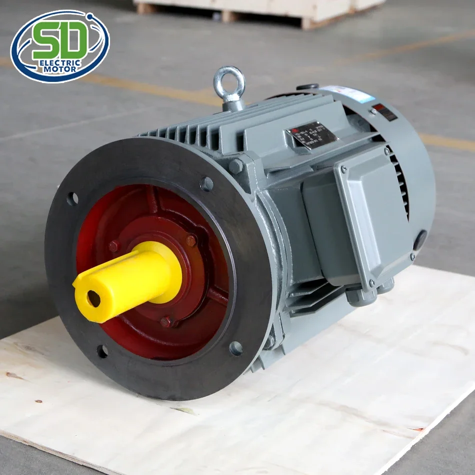 YE3 200L for Hammer Mill for Corn 8 Pole High Torque Low Rpm 750 Flange Type 3 Phase 20hp Electric 16kw Ac Motor
