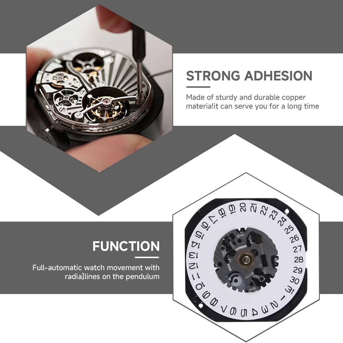 VX32 Movement with Date Watch Movement Japan Movement VX32E MovementCalendar Date Metal Quartz Movement Vx32e-3
