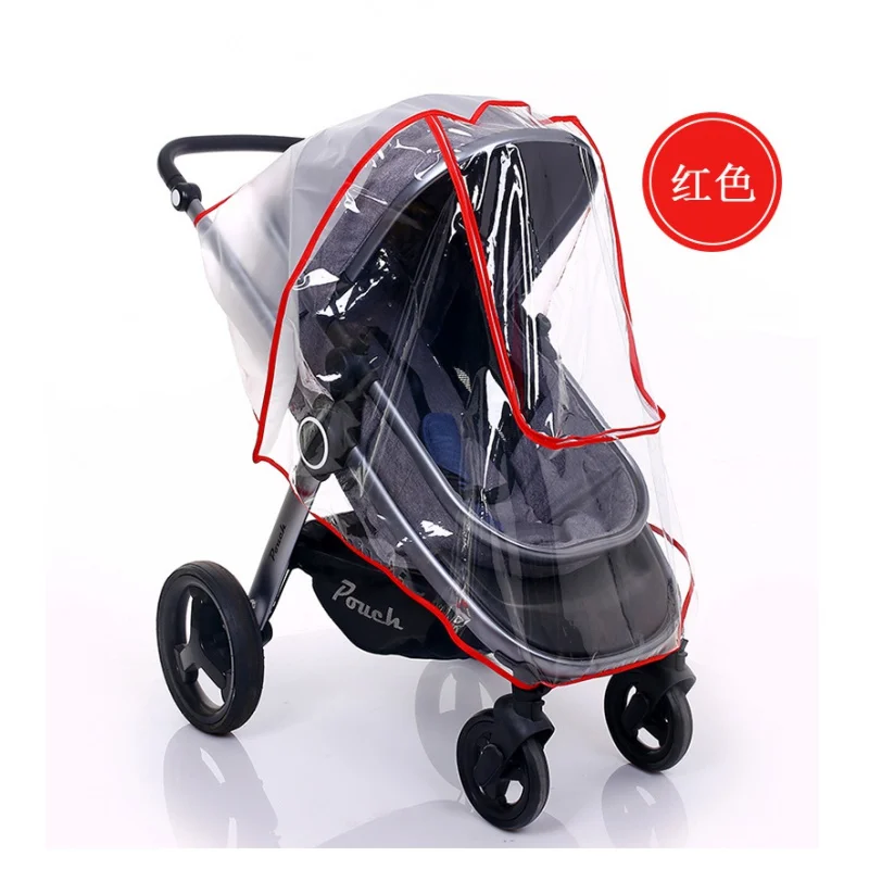 Baby Stroller Rain Cover Dustproof Umbrella Car Stroller Rain Cover Eva Rain Cover Large Quantity and Excellent Price Can Be Cus