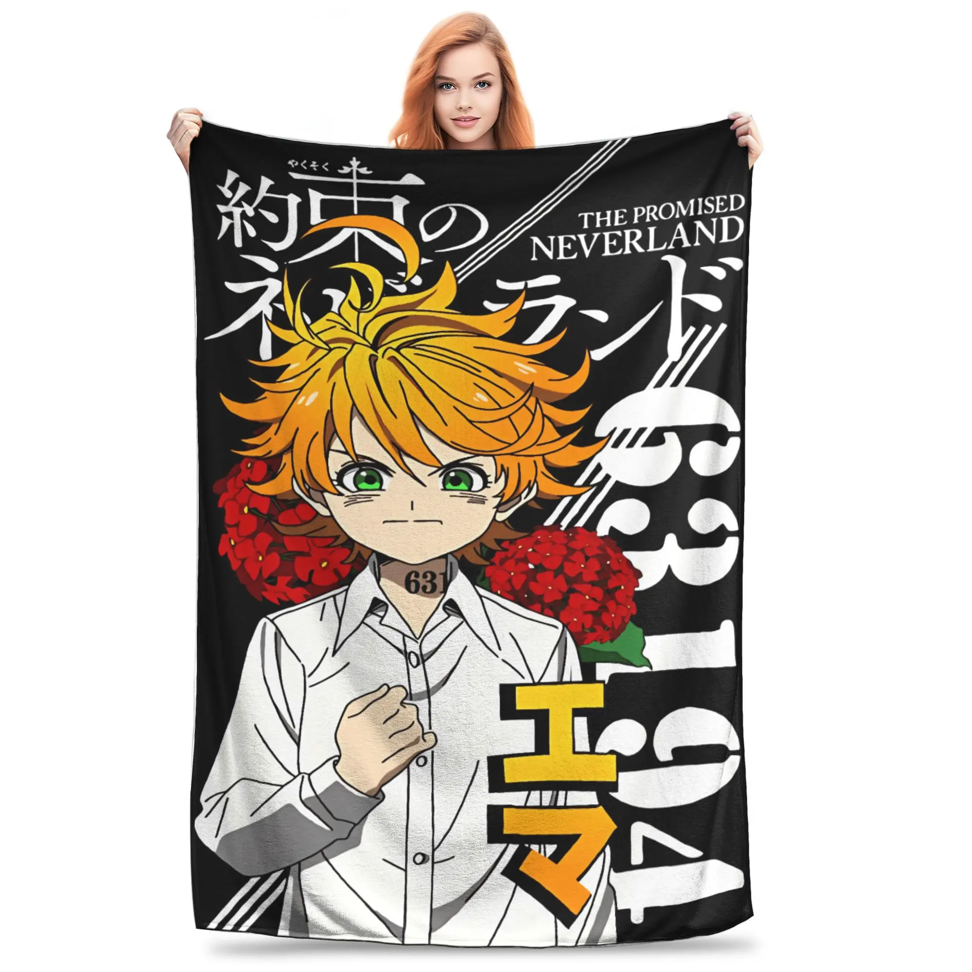 وعد نيفرلاند الفانيلا بطانية الشتاء إيما لينة رمي بطانية لصبي فتاة في الهواء الطلق مضحك المفرش أريكة غطاء سرير