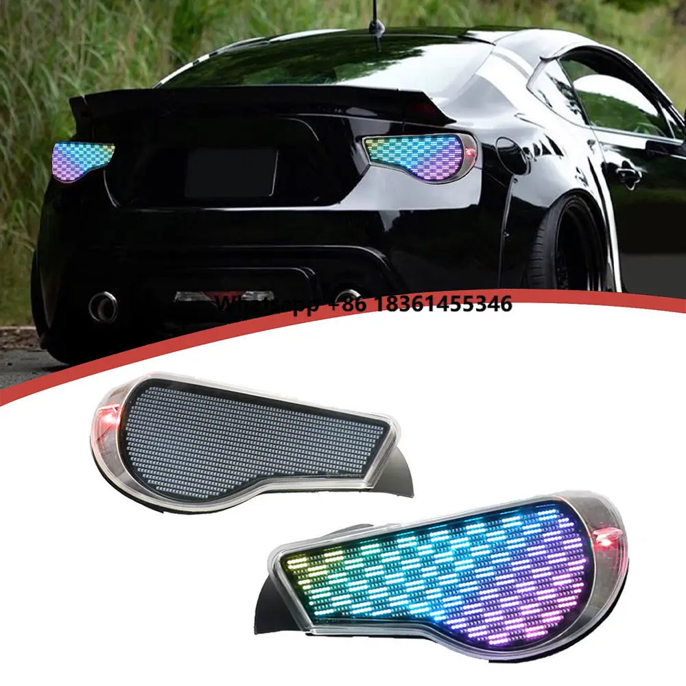 

Цифровые задние фонари Full LED с прозрачными линзами для Toyota GT86, Subaru BRZ и Scion FR-S (модели 2012-2020 годов)