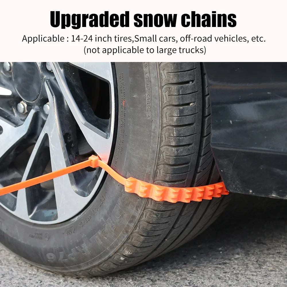 Car Snow Chains Winter Tire Wheel Chains Tyre Cable Belt Winter Snow Universal Ice Road Emergency Chain Automobile Accessories