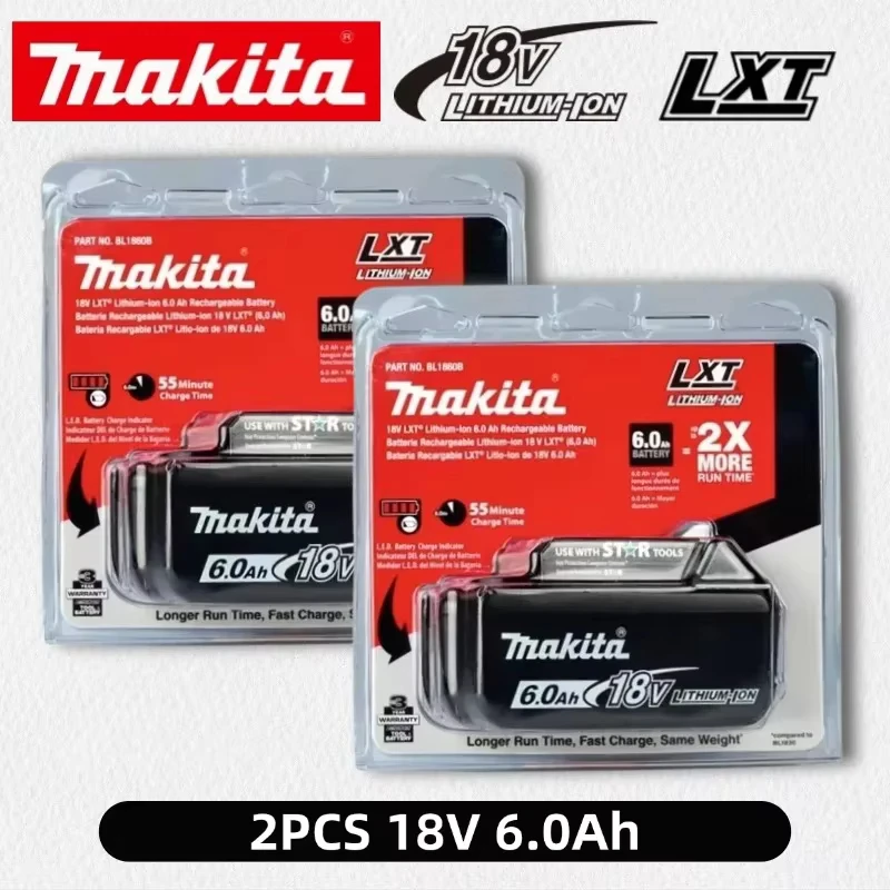 100% originaler Makita-Akku, 18V Werkzeug-Lithium-Akku 6Ah/5Ah 9Ah für Makita DTW700 DDF487 DTD173 DGA404 HR140D DJV182