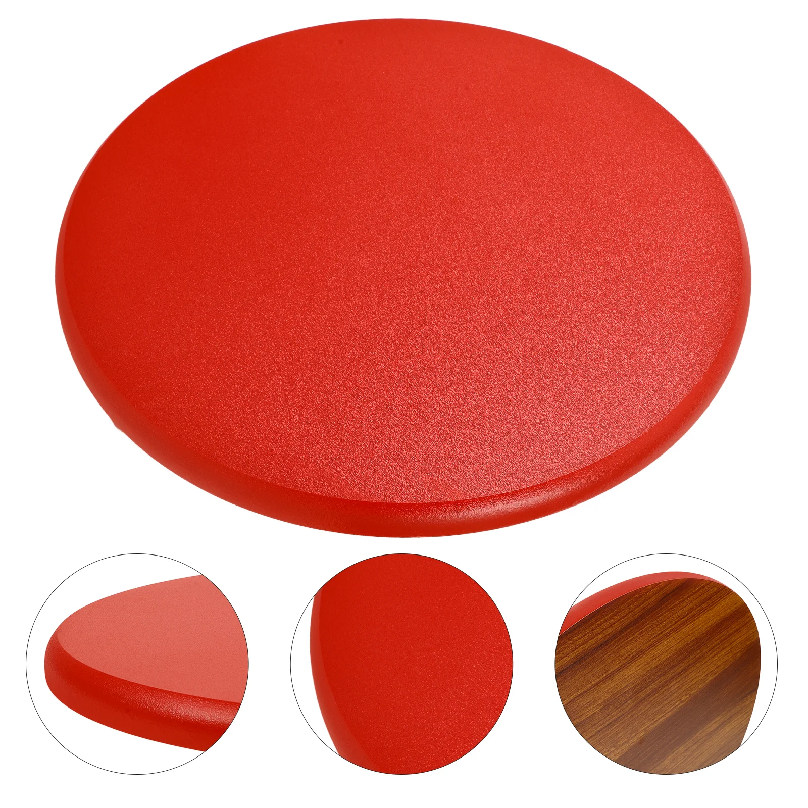 استبدال مقعد البراز المستدير من الخشب الصلب، كرسي بار ذو سطح خشبي قوي لاستبدال مقصف الطعام المنزلي