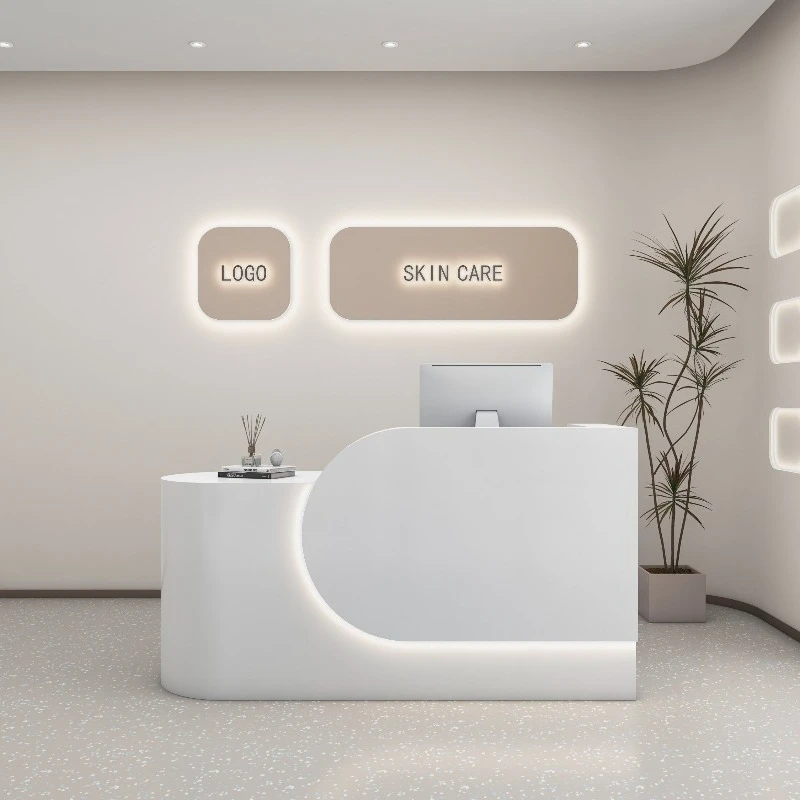 Nordic Creative Company Hotel Reception Counter Modern Minimalist Clothing Store Beauty Salon Cashier Desk Office Furniture FYRD