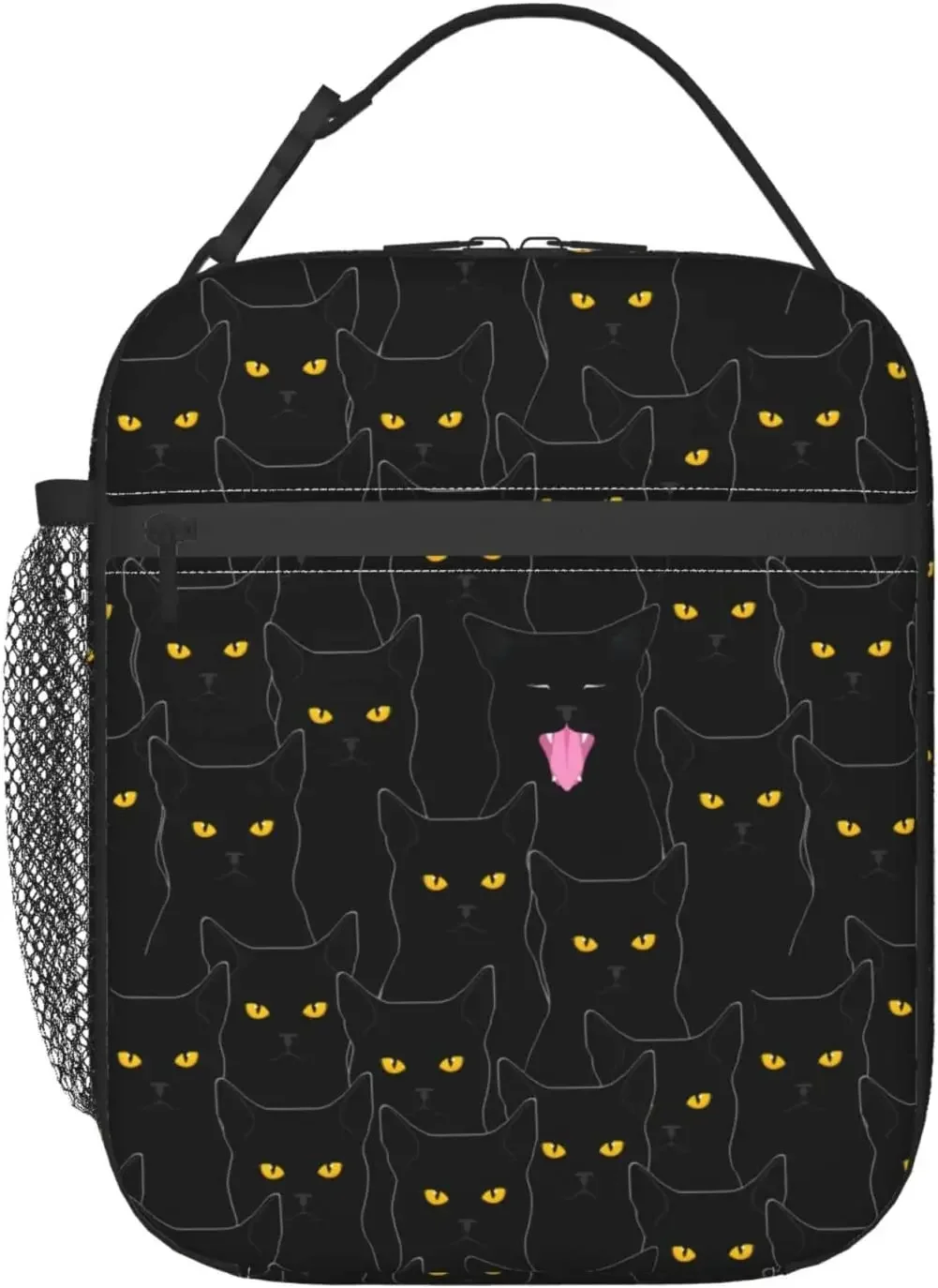 

Cat Lunch Box Insulated Lunch Bag Reusable Cooler Totes For Women Men Work Picnic Hiking