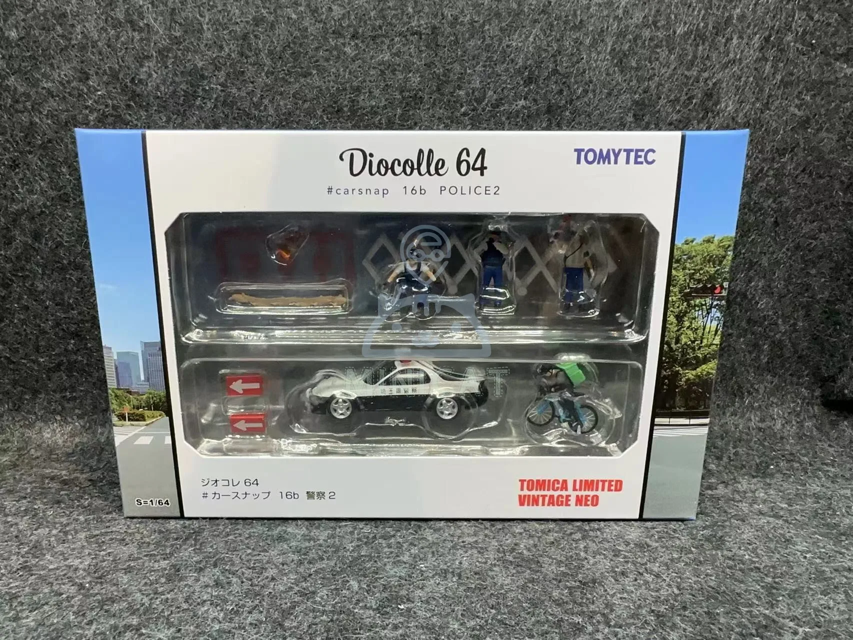 タカラトミー-合金ロールアップパトカー,16b RX-7,ミニチュア,大人用装飾