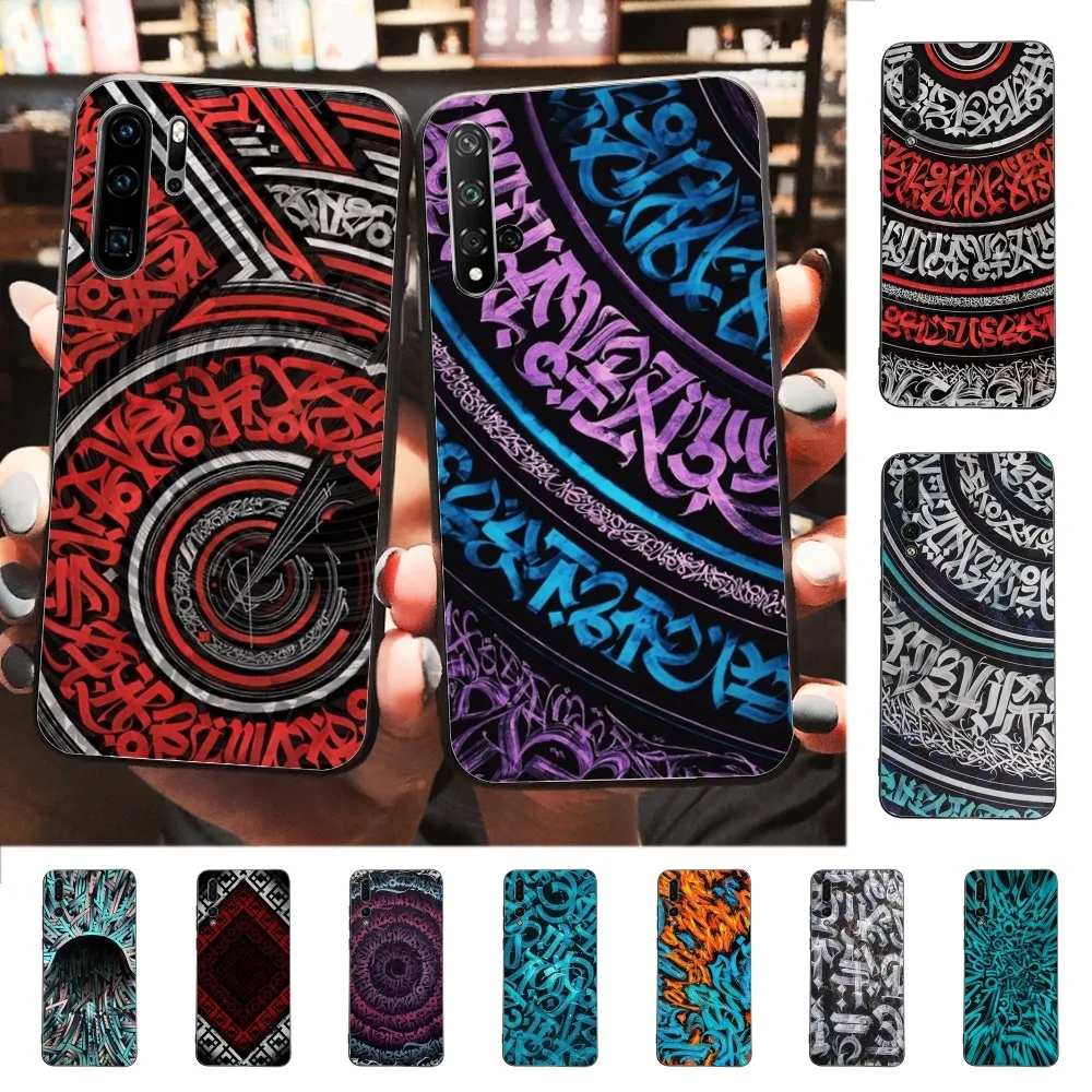 Pokras Lampas Art Graffiti Phone Case For Huawei P 8 9 10 20 30 40 50 Pro Lite Psmart Honor 10 lite 70 Mate 20lite