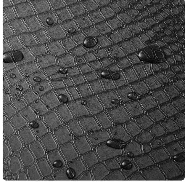 Black Crocodile Pattern Self-Adhesive Wallpaper Wardrobe Cabinet Home Renovation PVC Waterproof And Moisture-Proof Sticker