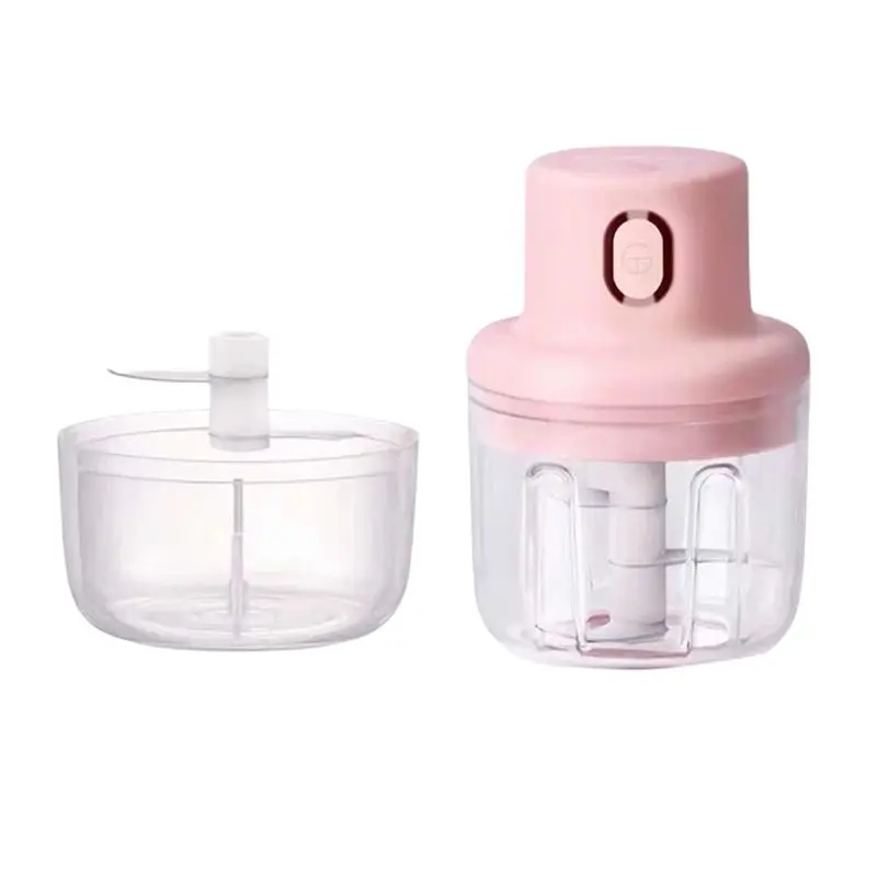 A01F-Mini Household Electric Garlic Masher Food Supplement Blender Cooking Meat Grinder New Garlic Masher