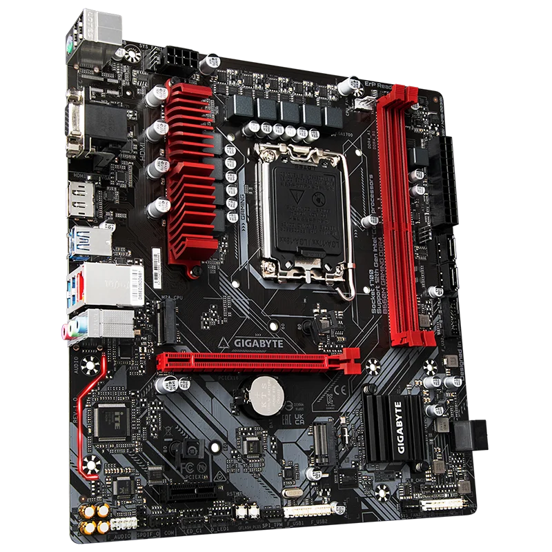 Gigabyte B660M Gaming DDR4 LGA 1700 Intel 12th Gen Motherboard with 6+2+1 Phases Hybrid Digital VRM with MOS Heatsink view 3