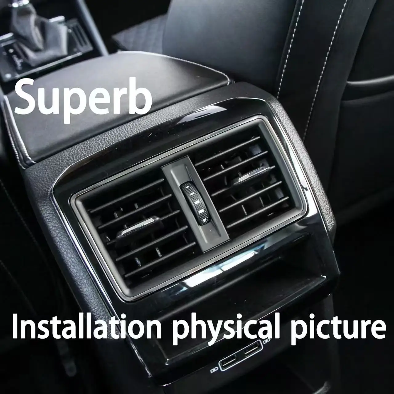 

Suitable for Skoda Superb MK3 2016 2018 3VD 819203 Rear air conditioning vent center armrest vent assembly 3VD 819203 A