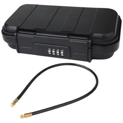 Caixa de armazenamento de praia para viagem, suporte para dinheiro, fotos, notas, seguro para objetos de valor e telefone, recipiente abs