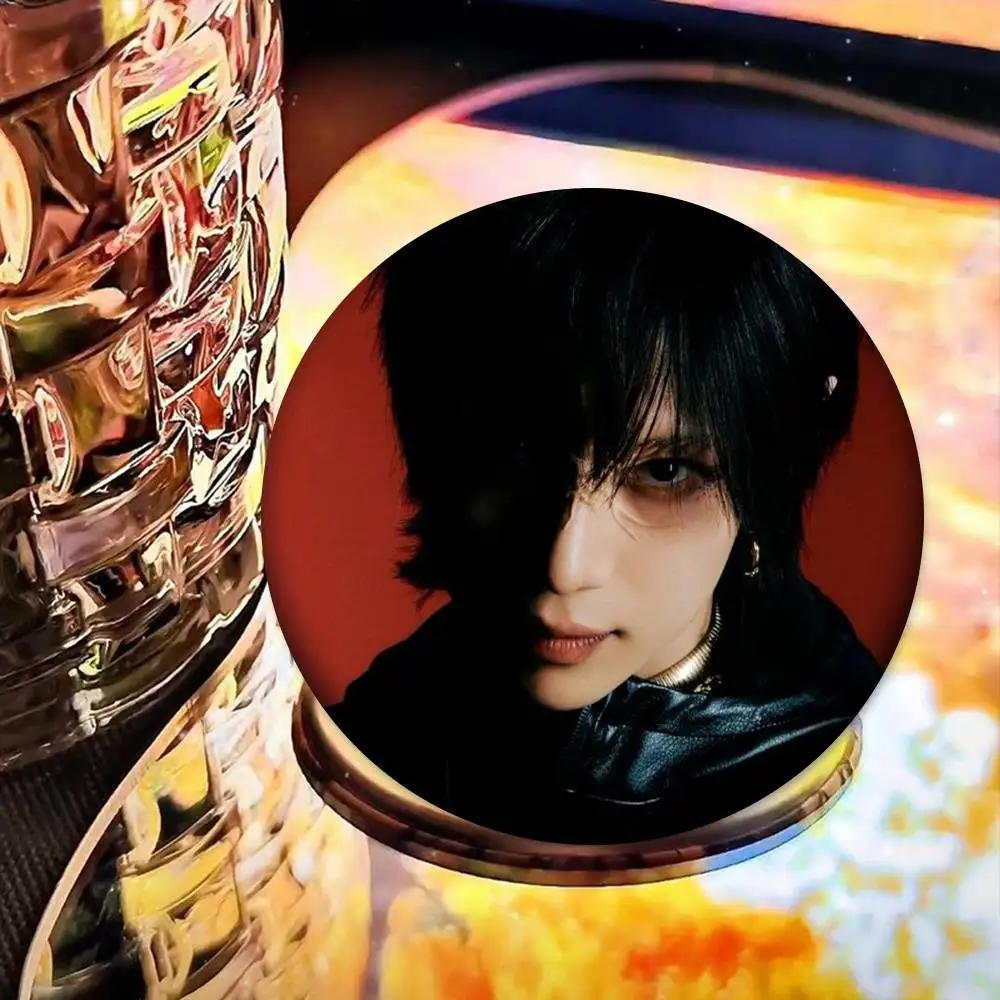 1 قطعة الممثل L-Lee T-Taemin شارات شارة ليزر مستديرة بروش الملابس على ظهره اكسسوارات التلبيب