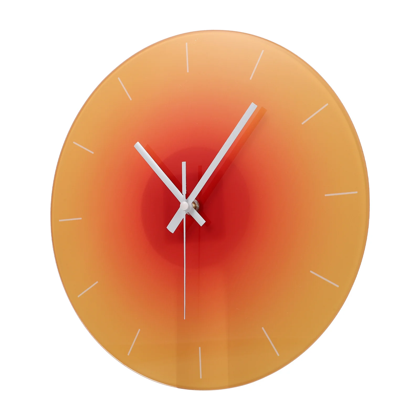 

Gradient Glass Hanging Wall Clock Operated Modern Decorative Wall Clock for Living Room Bedroom Office Home Decor