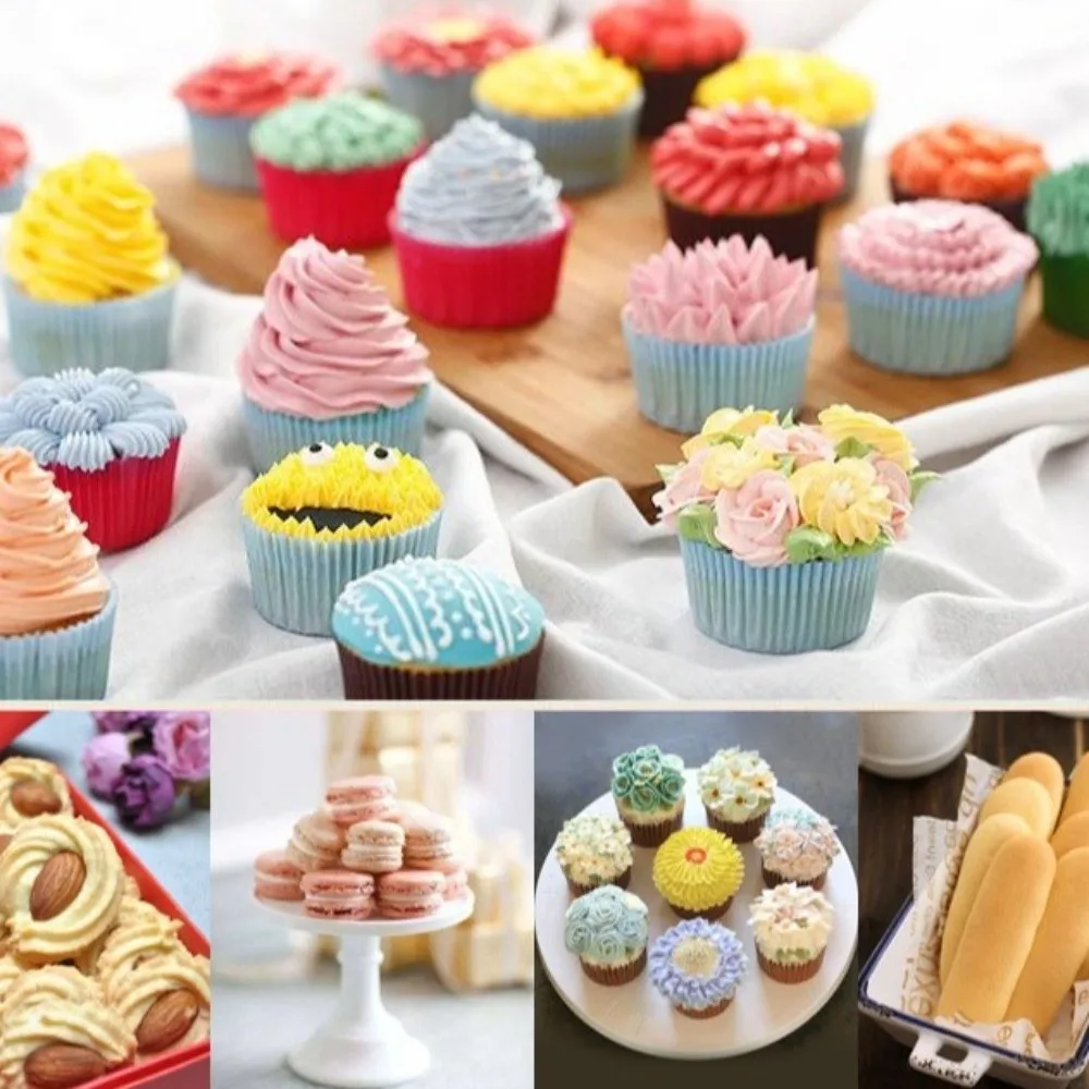 24PCS Steel Cake Decorating Nozzles Set DIY Creative Icing Piping Tip Multi Style Baking Tool Flower Frosting Nozzles