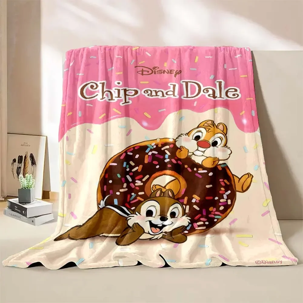 Disney Chip Dale Blanket Cartoon Plush Blanket Four Season Soft Fluffy Blanket Throw Soft Bed Break Portable Fashion baby Gift