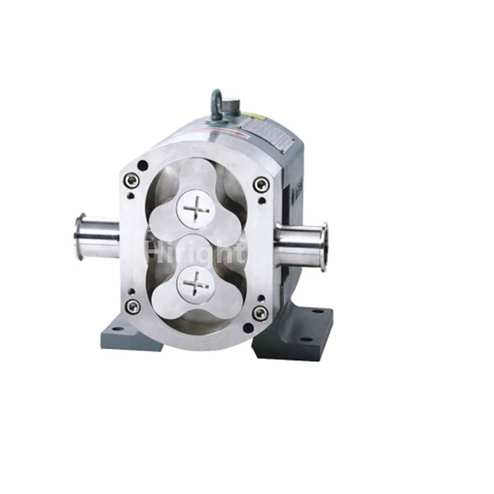 Pump Detergent Shampoo Soap Three-bladed Rotor Rotary Lobe Pump With Mechanical Seal