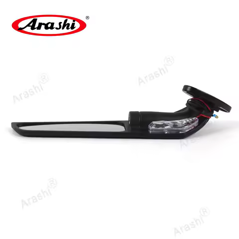 Arashi Motorcycle Rear Side Mirror Rearview Integrated Turn Signal Light Blinker Adjustable Rotating For HONDA CBR1000RR CBR600