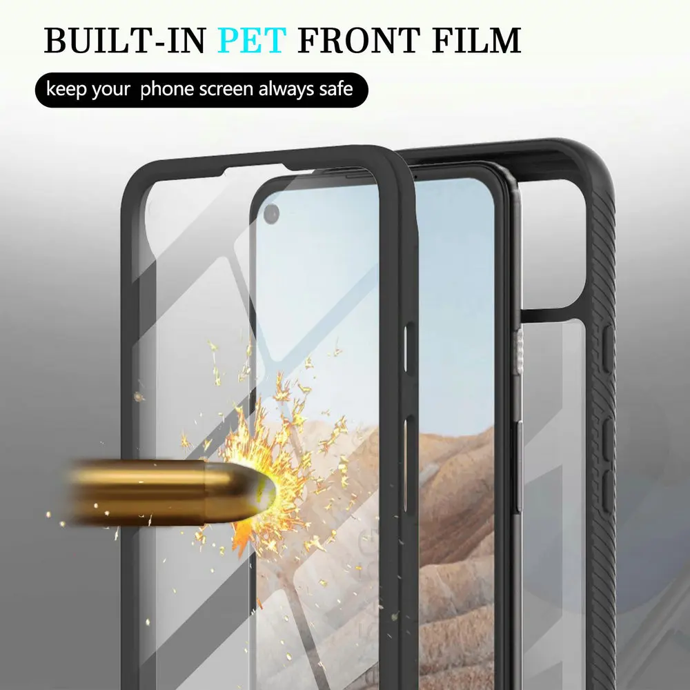 PocoX6 5G 2024 Crystal Case Front Film Full Coverage 360 Protect for Xiaomi Poco X6 Case Phone Poco C65 X 6 6X C 65 Bumper Cover