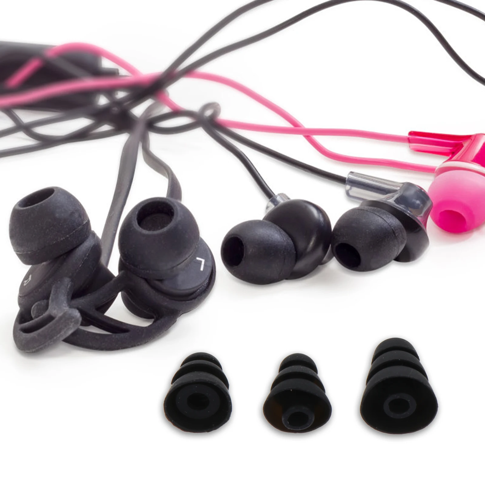 

36 Pcs In-ear Headphone Silicone Sleeve Covers for Buds Earphone Headphones Earbuds Case Tips Silica Gel