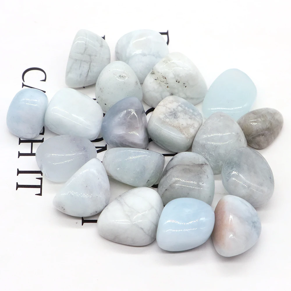 Natural Aquamarine Tumbled Stones, Bulk Ore Gravel Specimen, Crystals Quartz, Energy Minerals, Tank Aquarium, Home Decor