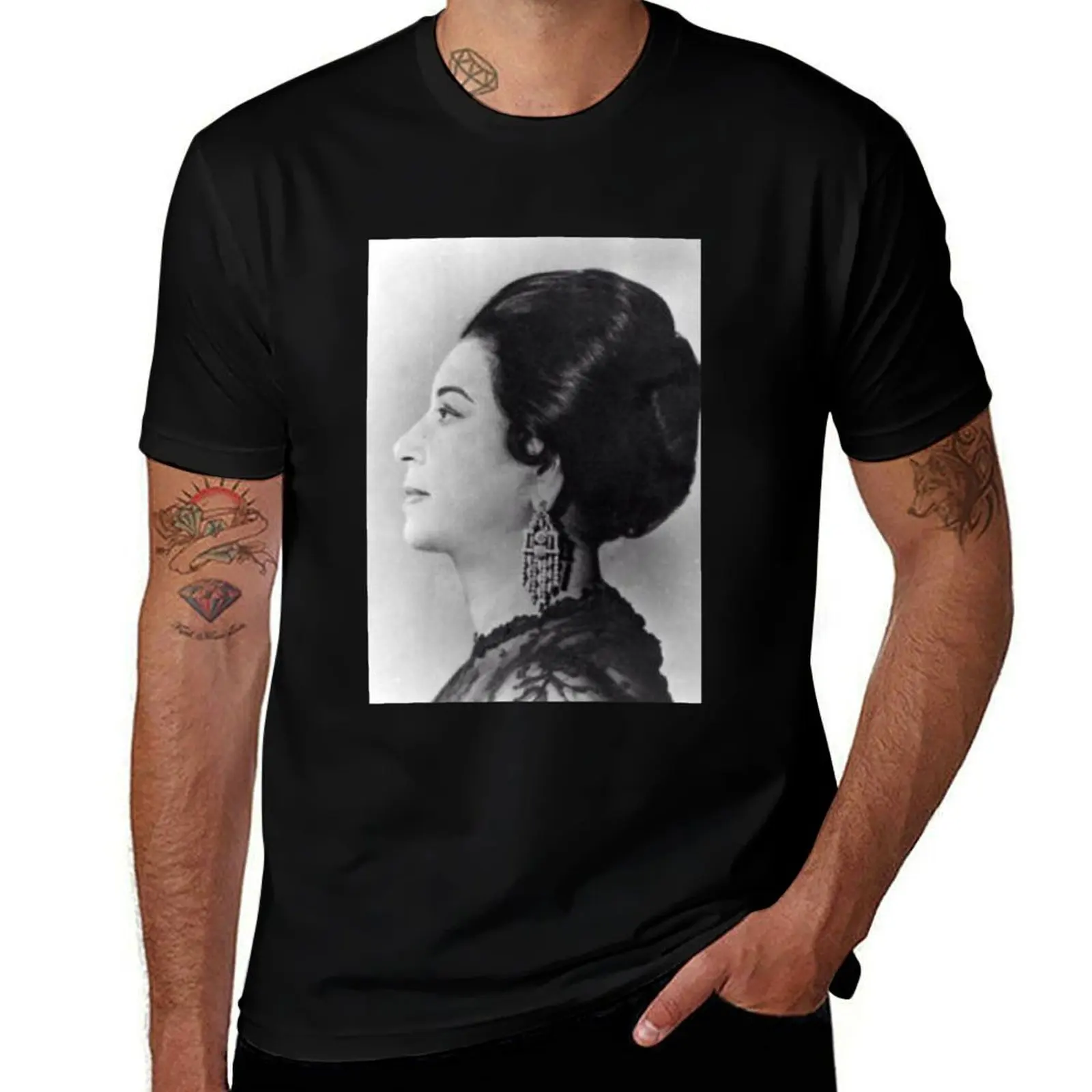 

umm kulthum T-Shirt t shirts for man cotton soft printed t shirts for man T-Shirt