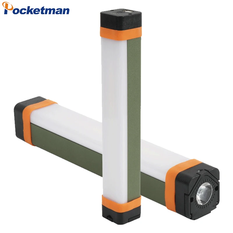 

Camping Light Ultra-bright Tent Lamp LED Work Light USB Rechargeable Flashlight Outdoor Night Market Street Stall Lights 1 PC