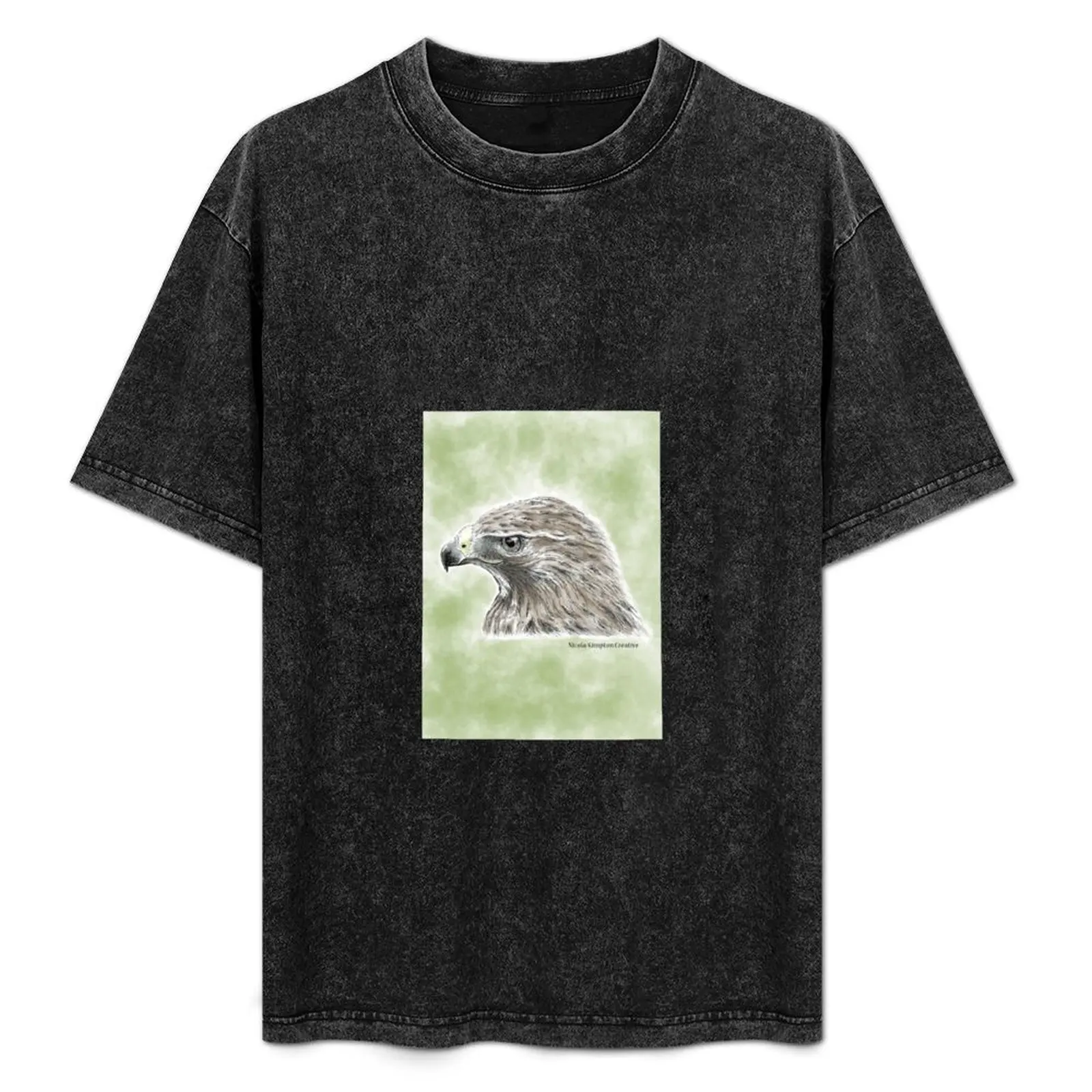

Majestic Hawk T-Shirt Holiday Simple Tee Shirt