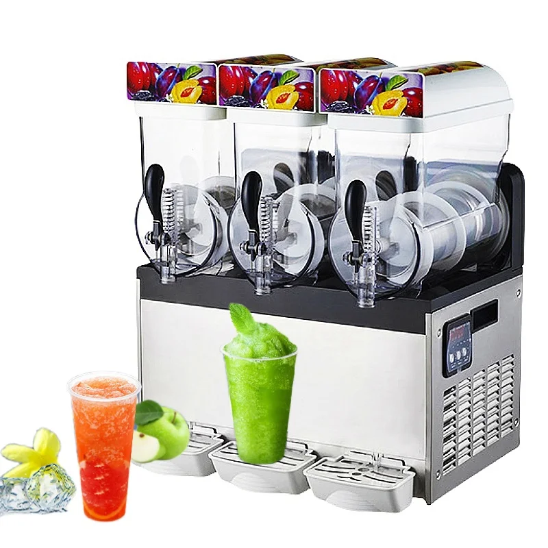 

15L Automatic Mixing Snow Melting Machine Slush Machine Beverage Ice Slush Machines