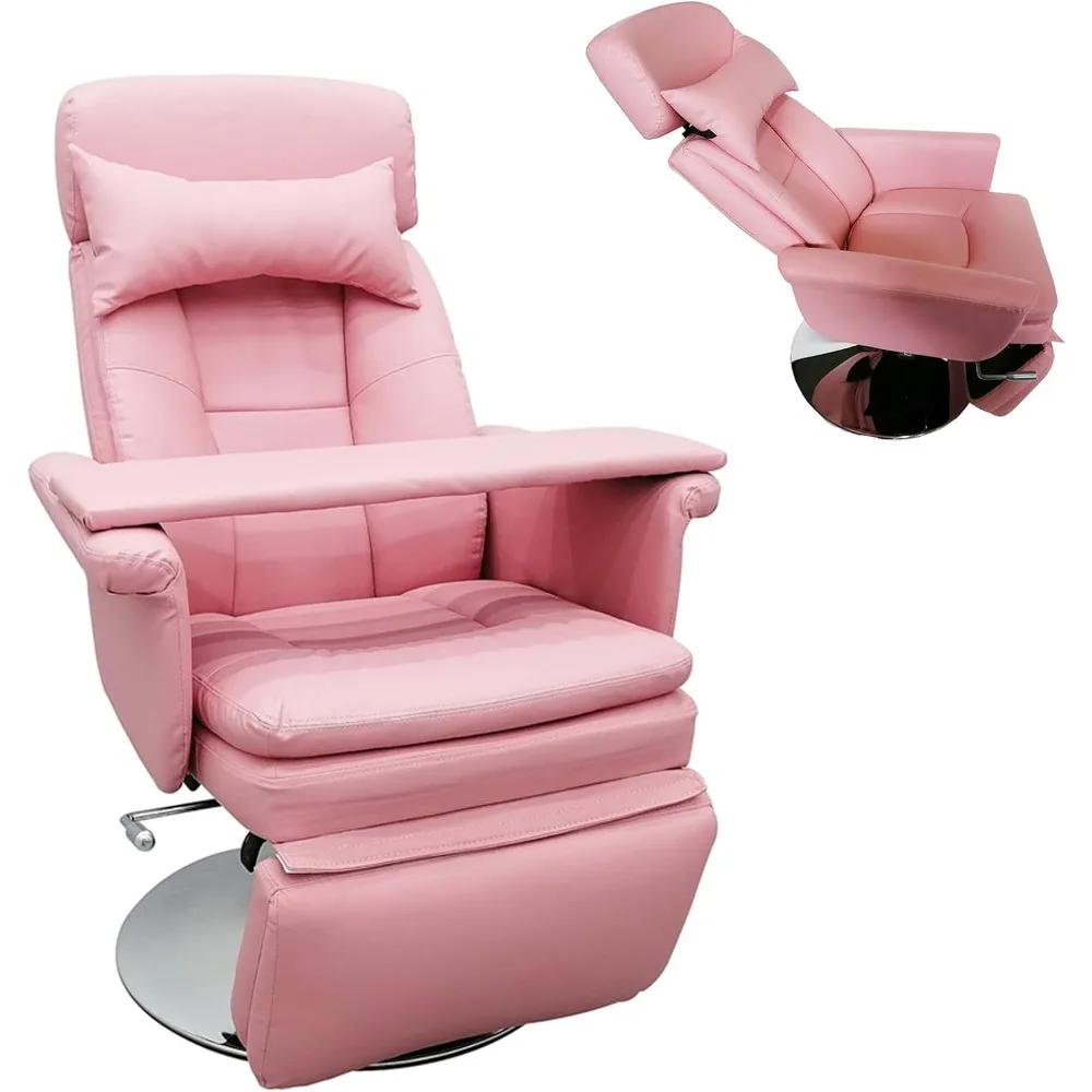Pink Air Pressure Beauty Facial Bed Salon Chair Spa Table Salon Massage Tattoo Bed 360 Degree Rotating Adjusted Angle 90-175 Deg