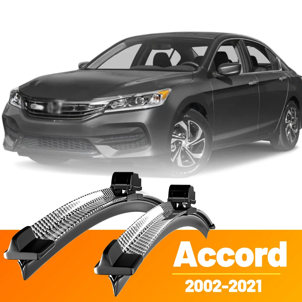 2 stücke Frontscheibe Scheibenwischerblätter Carbon Faser Scheibenwischer Für Honda Accord 7 8 9 10 2002-2021 2008 2008 2012 2017 2018