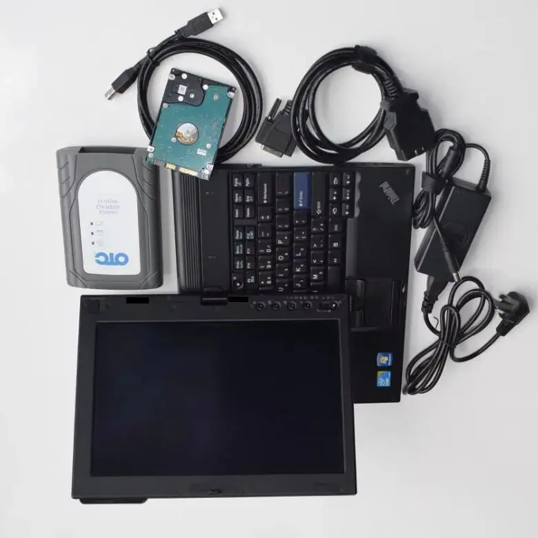 

Для диагностического инструмента Toyota OTC Techstream It3, автоматический сканер, последняя версия, глобальный GTS + сенсорный экран X220T, ноутбук, 90% новый компьютер