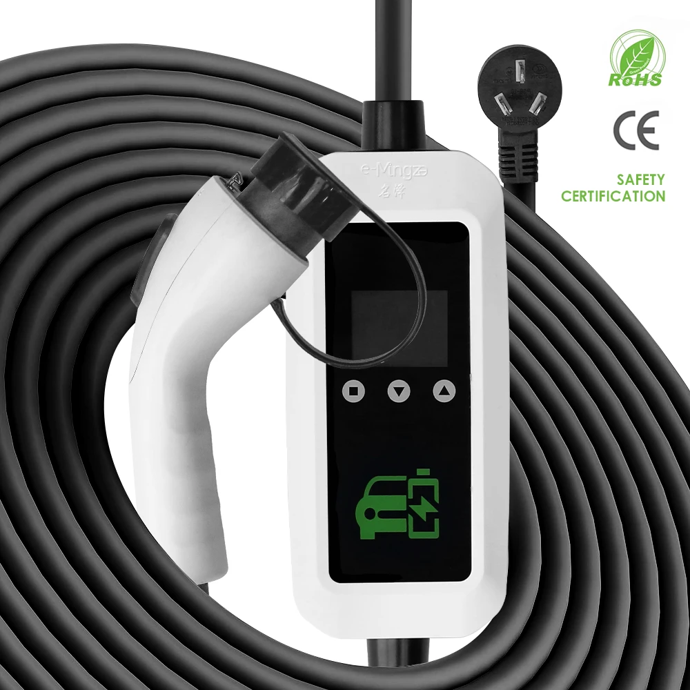 E-mingze 3.5kw GBT EV charger portable ev charging stations for GBT ev car