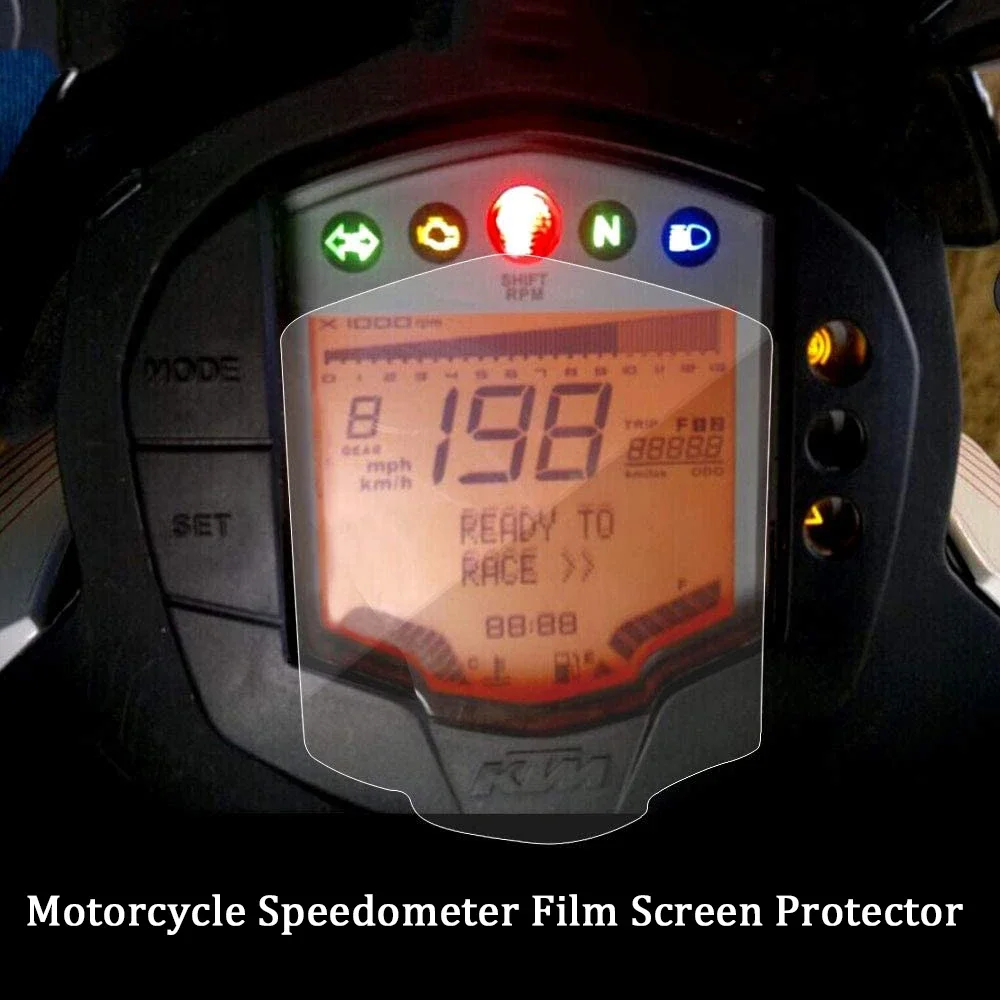 For Duke 200 390 Motorcycle Speedometer Cluster Scratch Cluster Screen Protection Film Protector