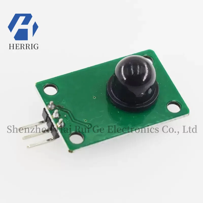 

Human body infrared induction module D203S sensor pyroelectric probe induction switch 011050 black lens