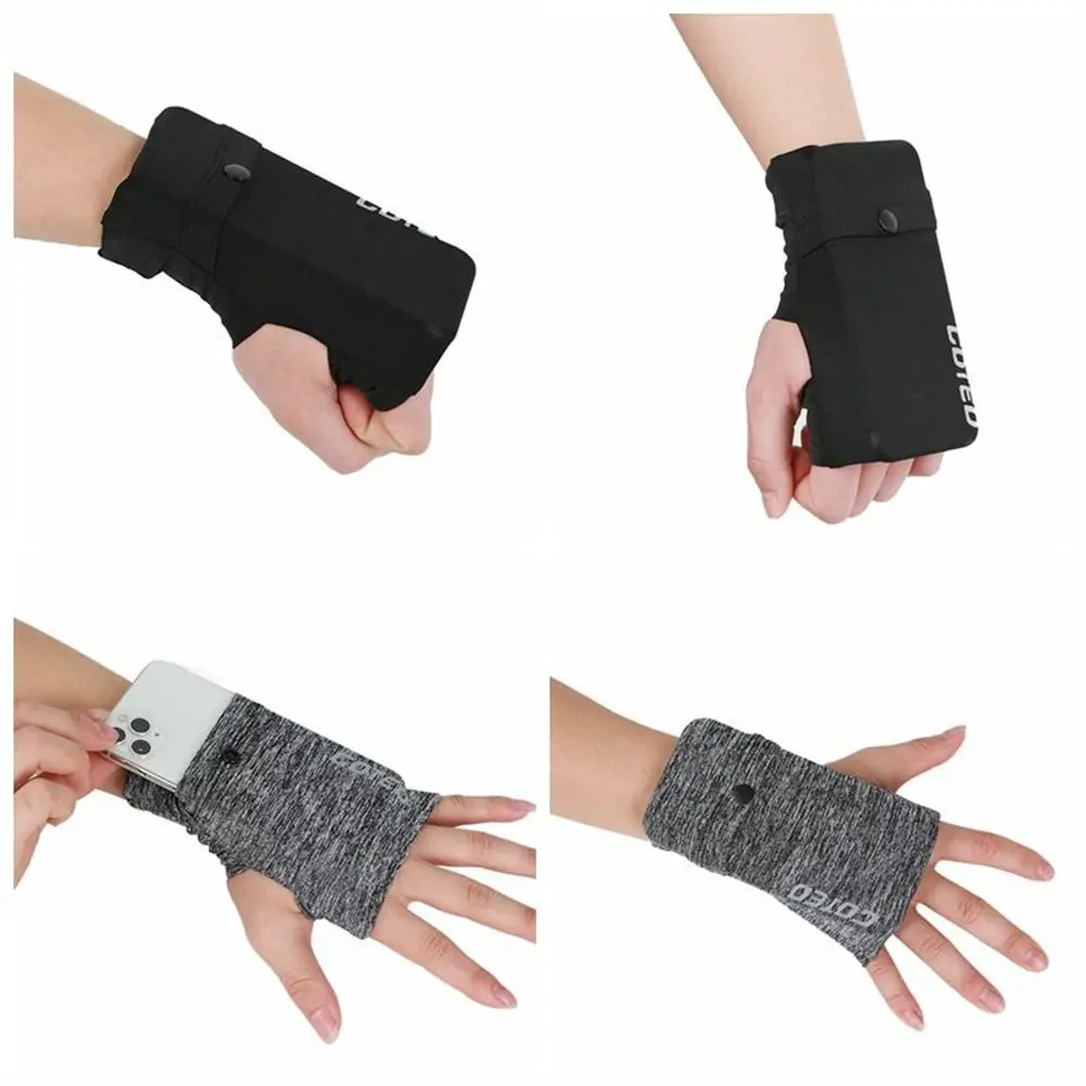 

Universal Wristband Pouch Cycling Pocket Gym Riding Running Glove Bag Wrist Band Wallet Wristband Phone Holder Running Arm Bag