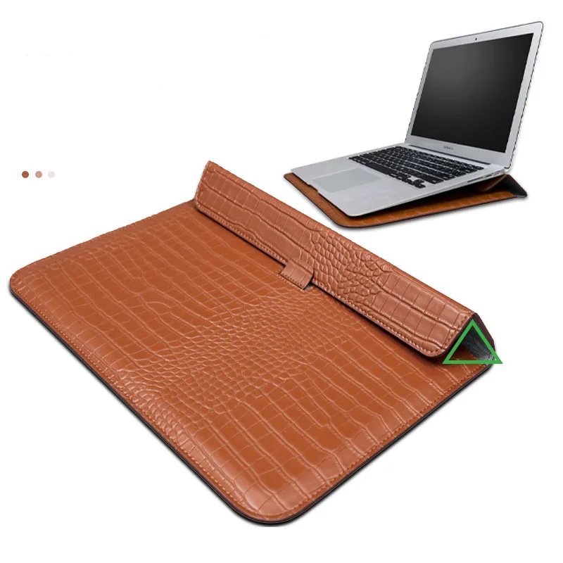 Free Personalization Custom Name PU Leather Laptop Inner Bag for Macbook Air Huawei Light and Pressure-Proof Computer Cover