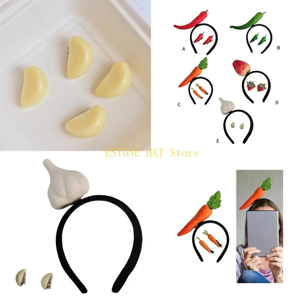 49MF Stylish Cartoon Headbands Novelty Masquerades Hair Hoop Christmas Ears Headbands