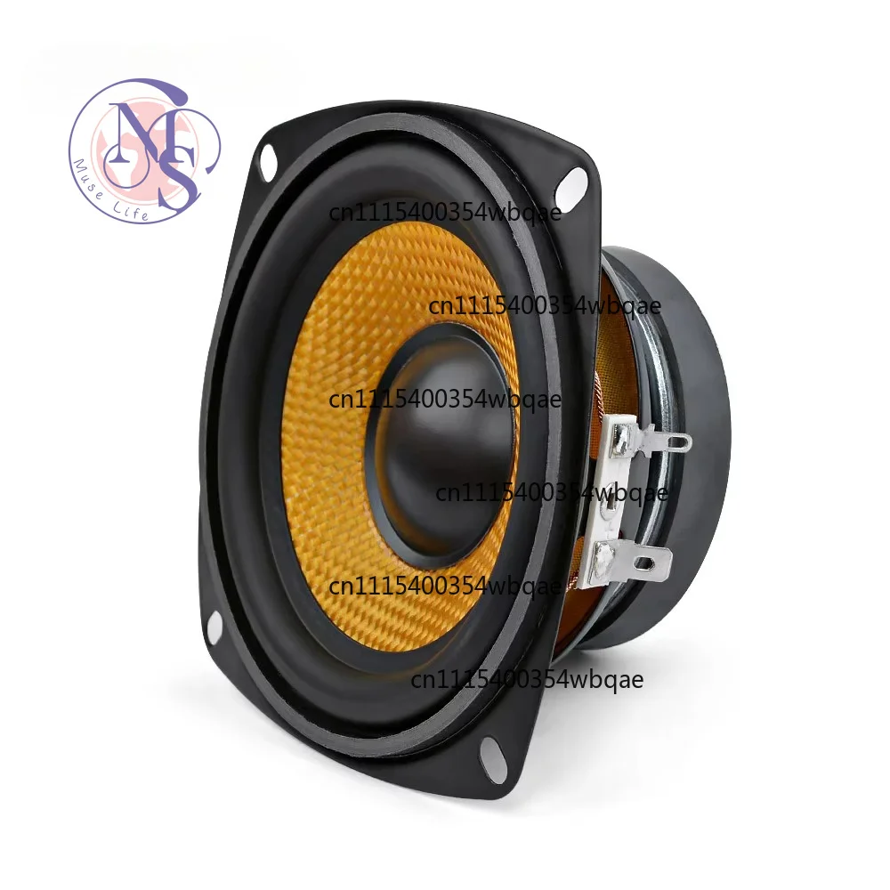 ZOCI-1Pc 4Inch Audio Portable Speaker 4 Ohm 15W Bass Speaker DIY Professional Multimedia Subwoofer Speakers For Sound System