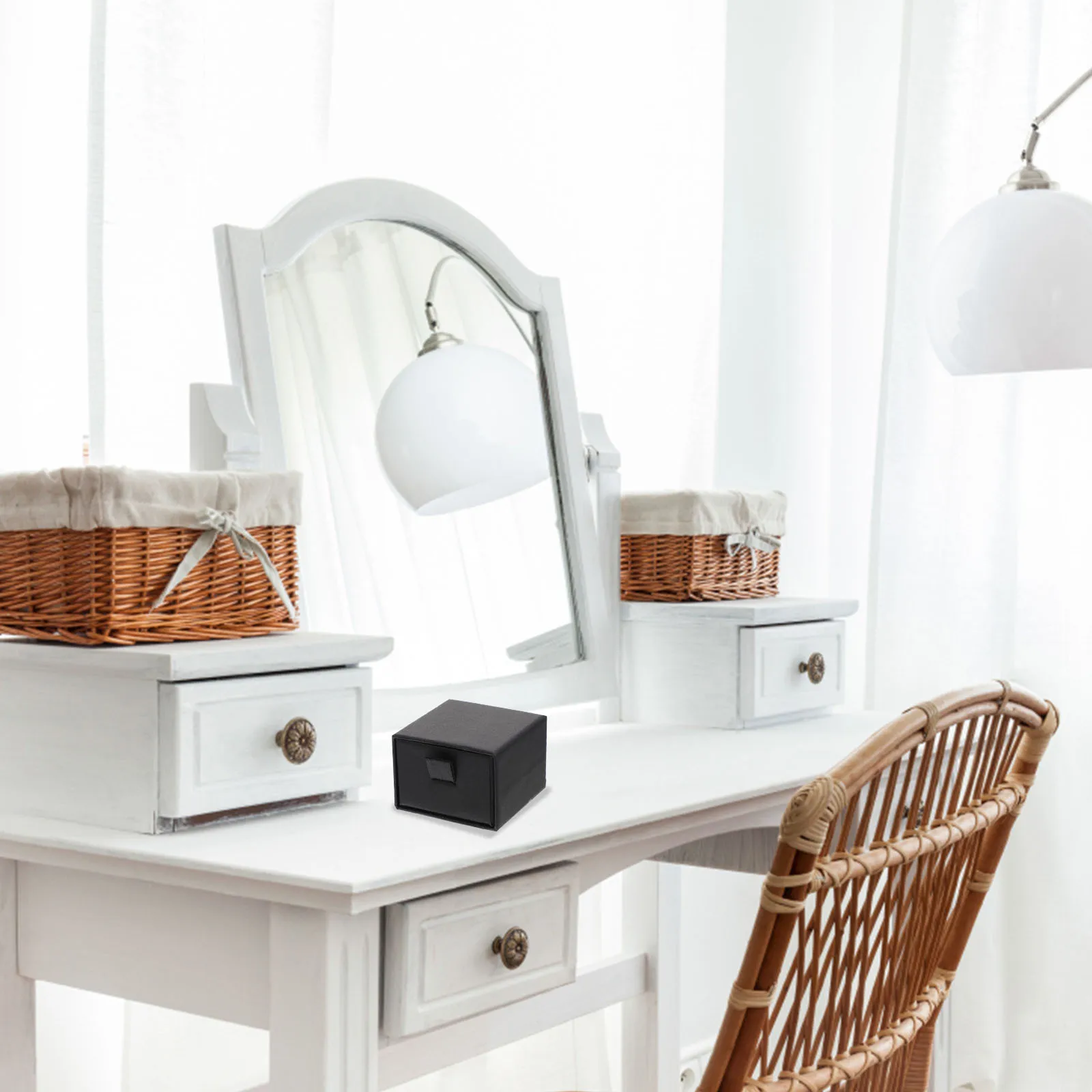 

12 шт., коробки-органайзеры для ювелирных изделий, портативный дорожный ящик для хранения, стильный небольшой держатель для ювелирных изделий, серьги, ожерелье, чехол, настольная коробка